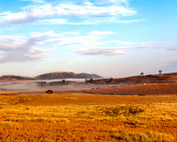 Village in the Morning Midst