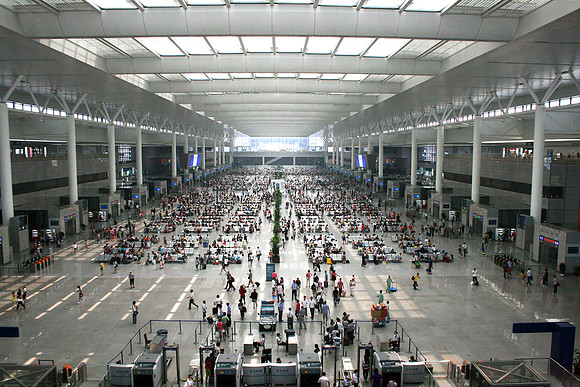 This is a train station