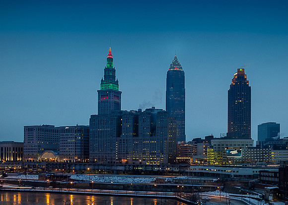 City on New Years