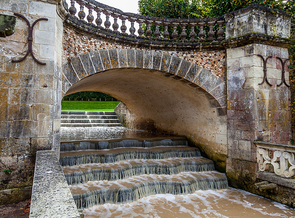 Waterfall on the grounds