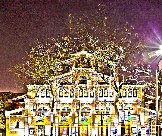 Church at night