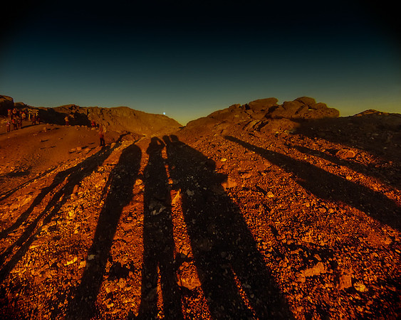 Shadows at Sunset